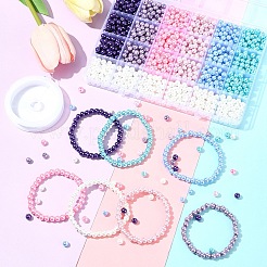 DIY-Kits zur Herstellung von Armbändern aus runden Perlen&nbsp;DIY-FS0008-87