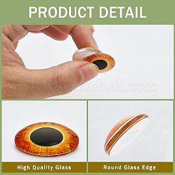 30 Stück leuchtende Glascabochons in 15 Stilen&nbsp;DIY-CA0004-97