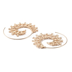 Ohrhänger aus legiertem Spiralwirbel für Damen&nbsp;EJEW-WH0011-49KCG-06