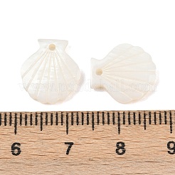 Natürliche Süßwassermuschel geschnitzte Muschelform Charms&nbsp;SHEL-B005-03
