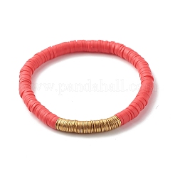 Set di bracciali elastici impilabili per donna con perline heishi in argilla polimerica fatti a mano&nbsp;BJEW-JB07451
