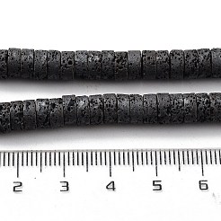 Brins de perles de pierre de lave naturelle&nbsp;G-H303-C13