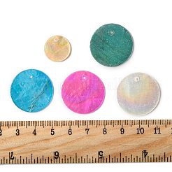 20 Stück 5 Stile natürliche Capiz Muschel Anhänger&nbsp;SSHEL-FS0001-07
