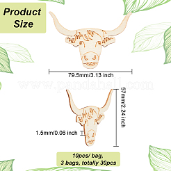 Découpes de bois non finies&nbsp;DIY-WH0410-61