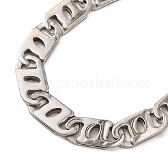 Bracelets à maillons marins en acier inoxydable 201 résistant au ternissement&nbsp;BJEW-B078-53P