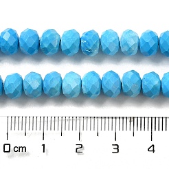 Fili di perline di howlite naturale tinto&nbsp;G-G023-A01-01B