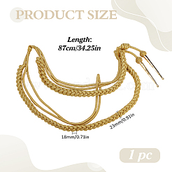 Geflochtene Aiguillette-Schulterkordel&nbsp;DIY-WH0899-71