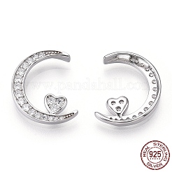 925 pendente in argento sterling placcato rodio con micro pavé di zirconi cubici&nbsp;STER-T004-35P