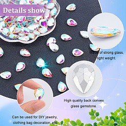 80 Stück Glas-Strass-Cabochons&nbsp;RGLA-FG0001-16B