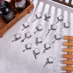 15 breloque en forme d'outil en alliage pour verre à vin&nbsp;HJEW-SW00127-04