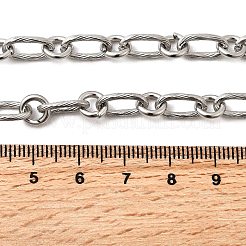 Collane con catena a maglie ovali in acciaio inossidabile 304 per donne e uomini&nbsp;NJEW-A054-01P