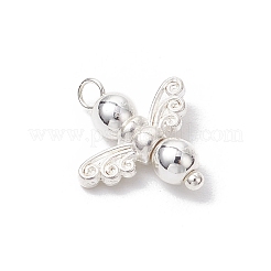 10 pz ciondolo a forma di angelo con perline in ematite sintetica non magnetica elettroplaccata&nbsp;PALLOY-JF03636-01