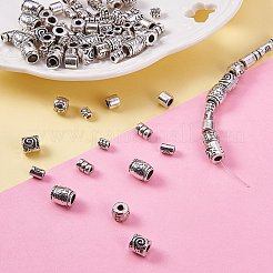 1box 260pcs / box tibetanische Artlegierung Distanzscheibe bördelt großes Loch&nbsp;TIBEB-TA0001-01AS