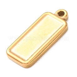 Cabochon-Fassungen für Anhänger aus Edelstahl 304&nbsp;STAS-Z204-04G-10