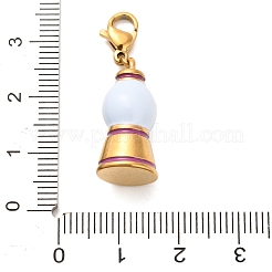 Decoraciones colgantes de esmalte de acero inoxidable 304&nbsp;LS-STAS-K304-02B-G