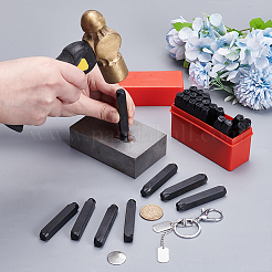 27 Stück Stempel aus Kohlenstoffstahl&nbsp;DIY-WH0740-11B
