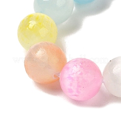 Brins de perles teintées en sélénite naturelle de couleur dégradée&nbsp;X-G-H067-A04-8MM