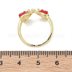 Fingerringe aus Messing&nbsp;RJEW-C165-02G