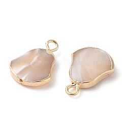 Pendentifs en coquille de trochous naturelle&nbsp;SHEL-P017-11G