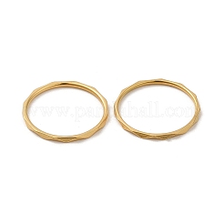 Anello in acciaio inossidabile 304 placcato ionicamente (ip)&nbsp;RJEW-I101-03B-G