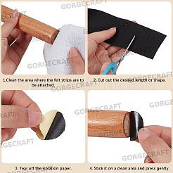 Tira de sellado autoadhesiva de espuma EVA de 5 m&nbsp;DIY-GF0014-06