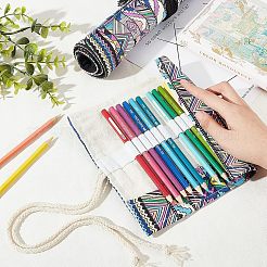 2 rouleau de crayon en toile fait main de 2 styles&nbsp;ABAG-NB0001-58