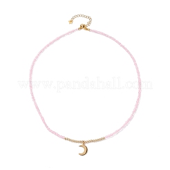 Set di collane con ciondolo stella e luna per ragazze adolescenti&nbsp;NJEW-JN03738-05