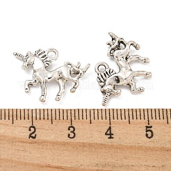 Tibetischer stil Aluminium Anhänger & Charms&nbsp;TIBEP-T002-89AS-RS