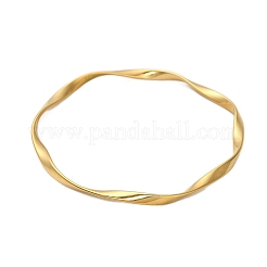 Gedrehte Armreifen aus 304er Edelstahl für Damen&nbsp;BJEW-Q040-07G