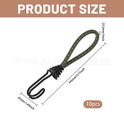Latex-Gummiseilhaken für Outdoor-Campingzelte&nbsp;FIND-WH0816-219C