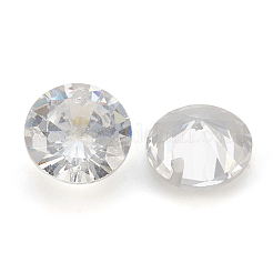 Pendentifs zircon cubique de dos pointu&nbsp;X-ZIRC-N037-6mm-01