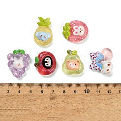 Tiermotiv-Cabochons aus opakem und transparentem Harz&nbsp;RE-CBA93EE-06