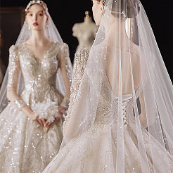 Sostituzione della cerniera dell'abito da sposa da donna&nbsp;DIY-WH0304-364A
