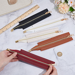 5 Stück Handtasche aus PU-Leder mit Reißverschluss in 5 Farben&nbsp;PURS-CY0001-03