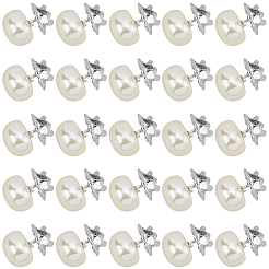 30 broche de perlas de imitación de ABS&nbsp;JEWB-GF0011-53C
