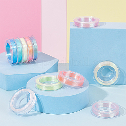 12 rotolo di filo da ricamo in policotone a 12 strati a 1 colori (cotone poliestere).&nbsp;TOOL-WH0051-64A