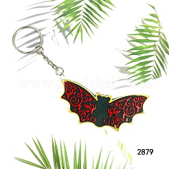 Stampi per decorazione di ciondoli di Halloween in silicone alimentare per pipistrelli&nbsp;SIMO-PW0006-054
