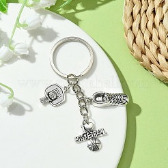 Anhänger aus Legierung mit Sportmotiv&nbsp;KEYC-YW00040-01