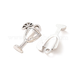 Tibetischer stil Aluminium Anhänger & Charms&nbsp;AL-CBA5212-02AS