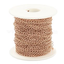 Cadena de eslabones de acero inoxidable 304 con recubrimiento al vacío de PVD&nbsp;STAS-B020-05RG