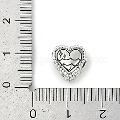 925 Sterling Silber European Beads&nbsp;STER-R005-02AS-11