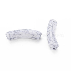Perles acryliques craquelées opaques&nbsp;MACR-S372-002N-010