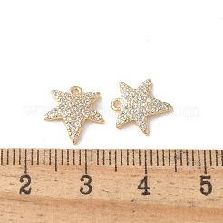 Pendentifs en laiton zircon cubique transparent&nbsp;KK-Q031-29G