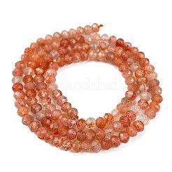 Natürliche sunstone Perlen Stränge&nbsp;G-L597-B02-02