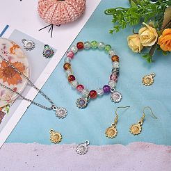 15 Stück 3 Farben 304 Edelstahlanhänger&nbsp;STAS-SZ0002-82
