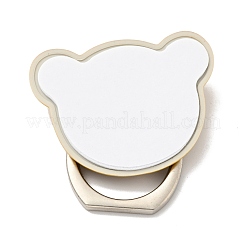 Accessoires de support de téléphone portable ours en alliage de zinc&nbsp;AJEW-G035-05G