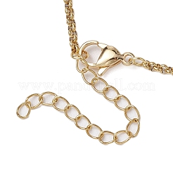 3 pz 3 misure 304 in acciaio inossidabile rolo catena macramè sacchetto collana making&nbsp;NJEW-JN05071-02