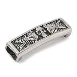 Flügel-Totenkopf-Verbindungsanhänger aus 304 Edelstahl&nbsp;STAS-Z147-11AS-02