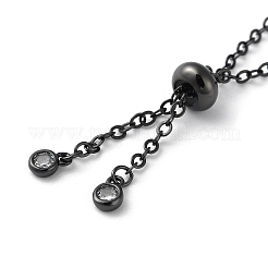 Fabrication de bracelets à maillons de chaîne de câbles en laiton&nbsp;KK-TAC0016-05EB