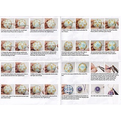 DIY Sticken Temari Ball Schlüsselanhänger Kits&nbsp;DIY-I064-A06